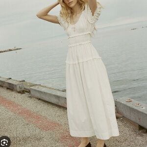 Doen Leanne maxi dress in salt